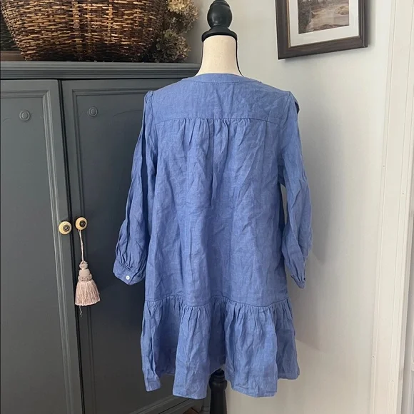 POMANDER PLACE Lake Blue Frankie Dress - Picture 4 of 4